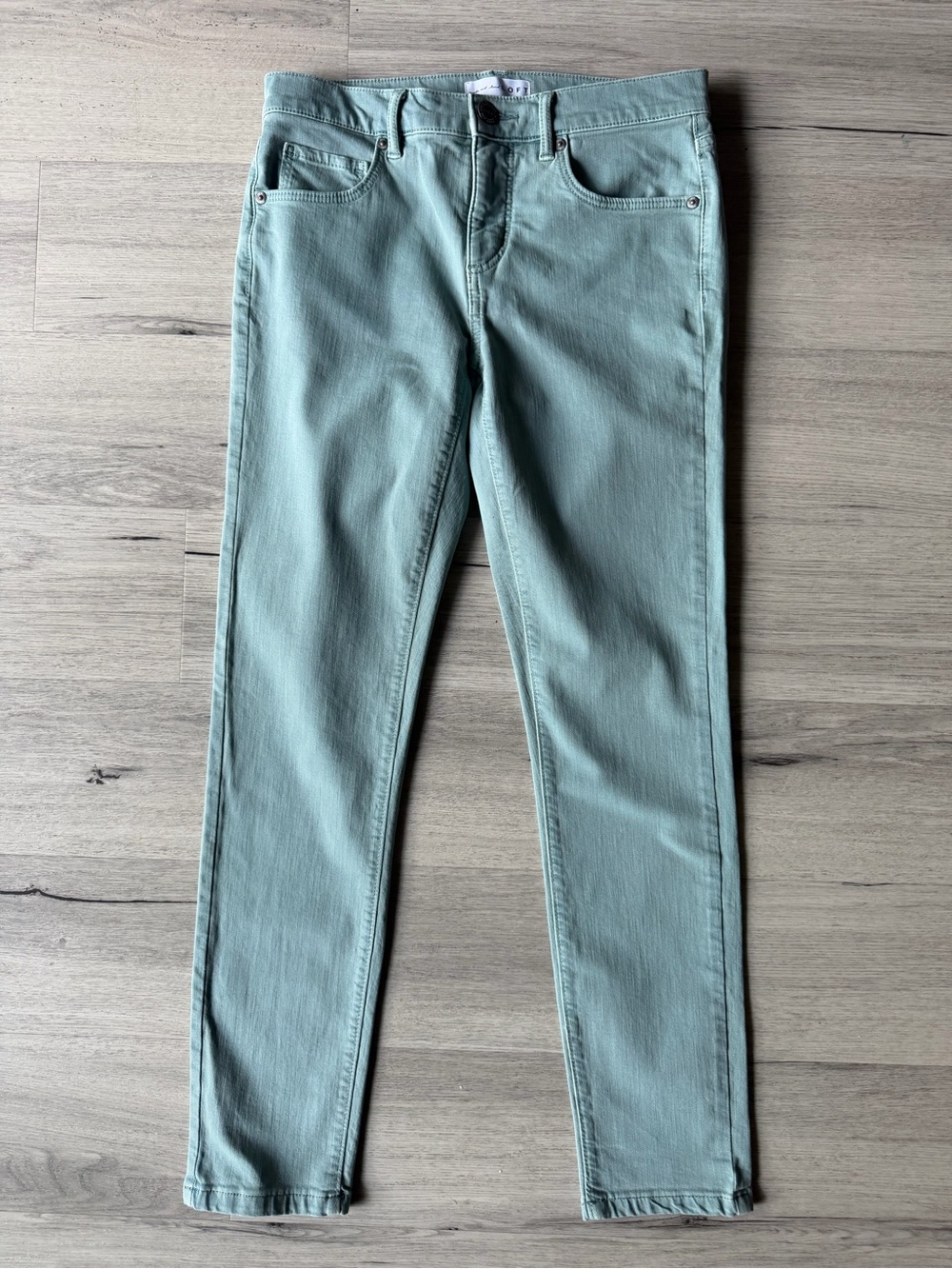 LOFT Women’s Skinny Crop Mint Green Jeans
